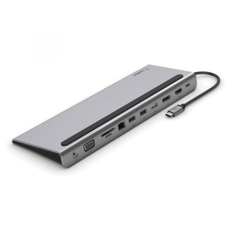 Belkin INC004BTSGY laptop dock/port replicator Wired USB 3.2 Gen 1 (3.1 Gen 1) Type-C Black, Grey