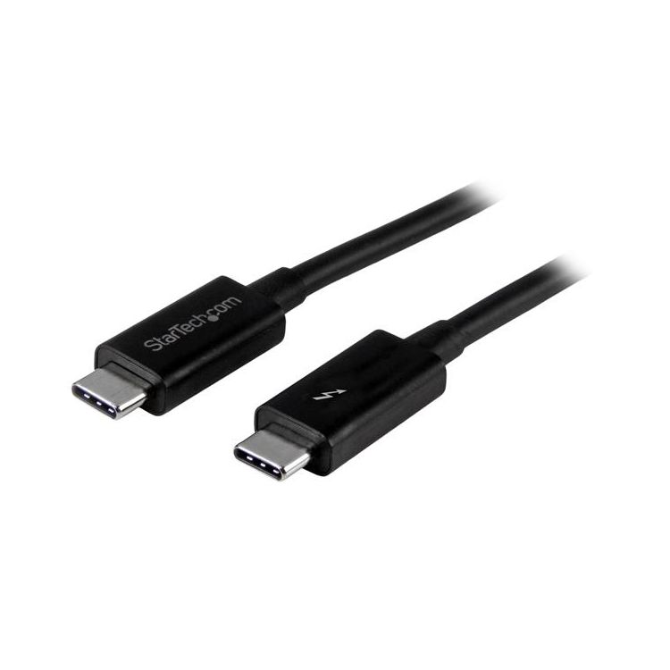 StarTech.com 2m Thunderbolt 3 (20Gbps) USB-C Cable - Thunderbolt, USB, and DisplayPort Compatible