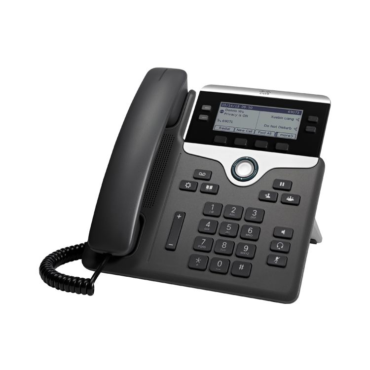 Cisco 7841 IP phone Black,Silver Wired handset LCD 4 lines