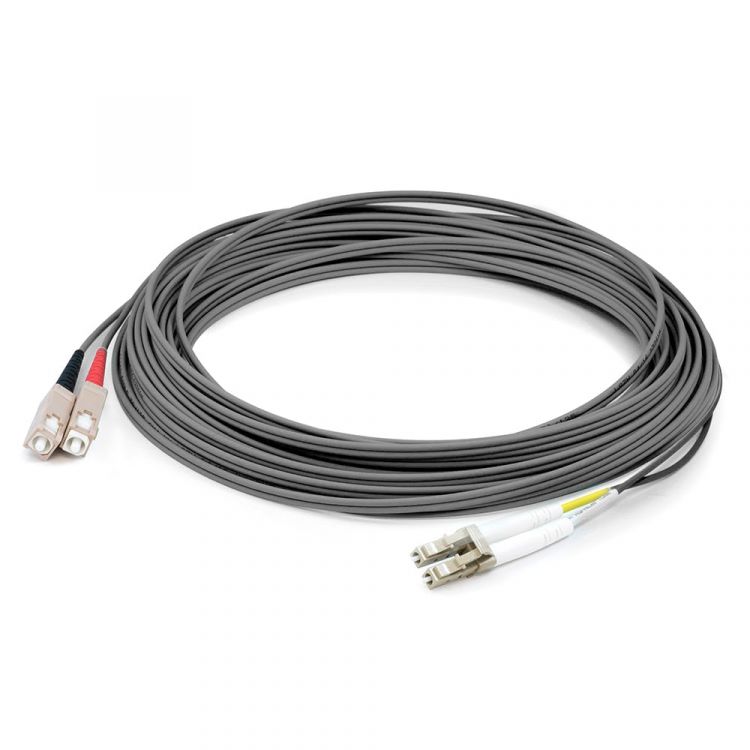 AddOn Networks ADD-SC-LC-2M6MMF-GY fiber optic cable 78.7