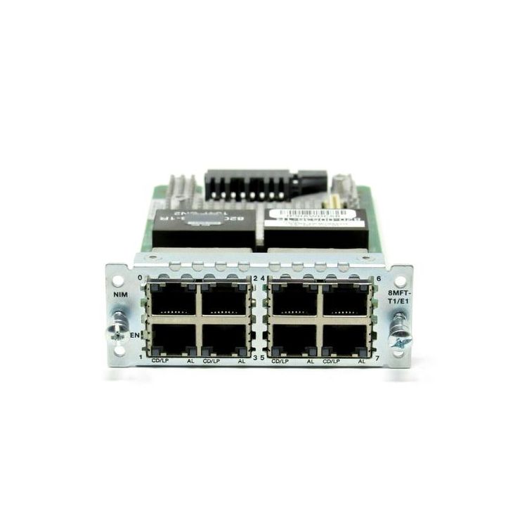 Cisco NIM-8MFT-T1/E1 voice network module RJ-45
