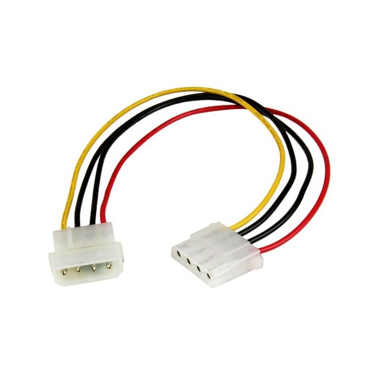 StarTech.com 12in Molex LP4 Power Extension Cable – M/F