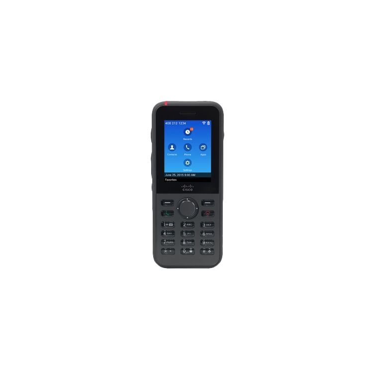 Cisco 8821 IP phone Black Wireless handset Wi-Fi