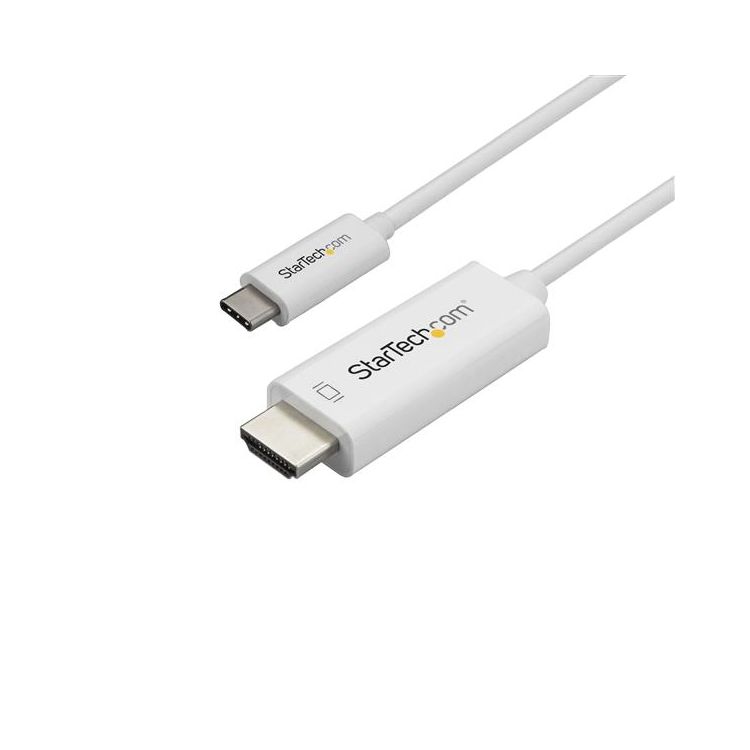 StarTech.com 2 m (6 ft.) USB-C to HDMI Cable - 4K at 60 Hz - White