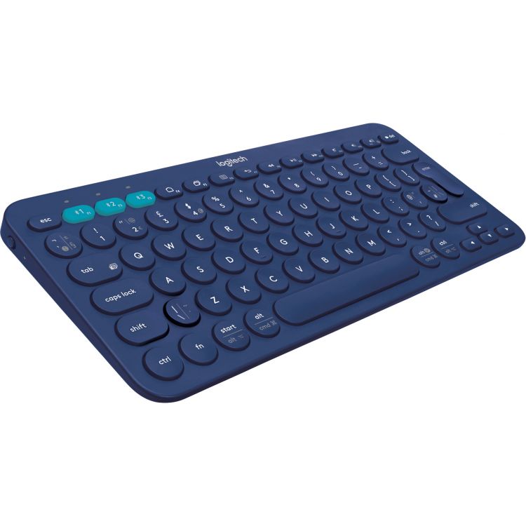 Logitech K380 keyboard Bluetooth QWERTY Italian Blue