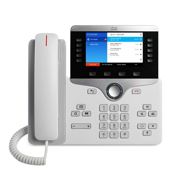 Cisco 8841 IP phone White Wired handset