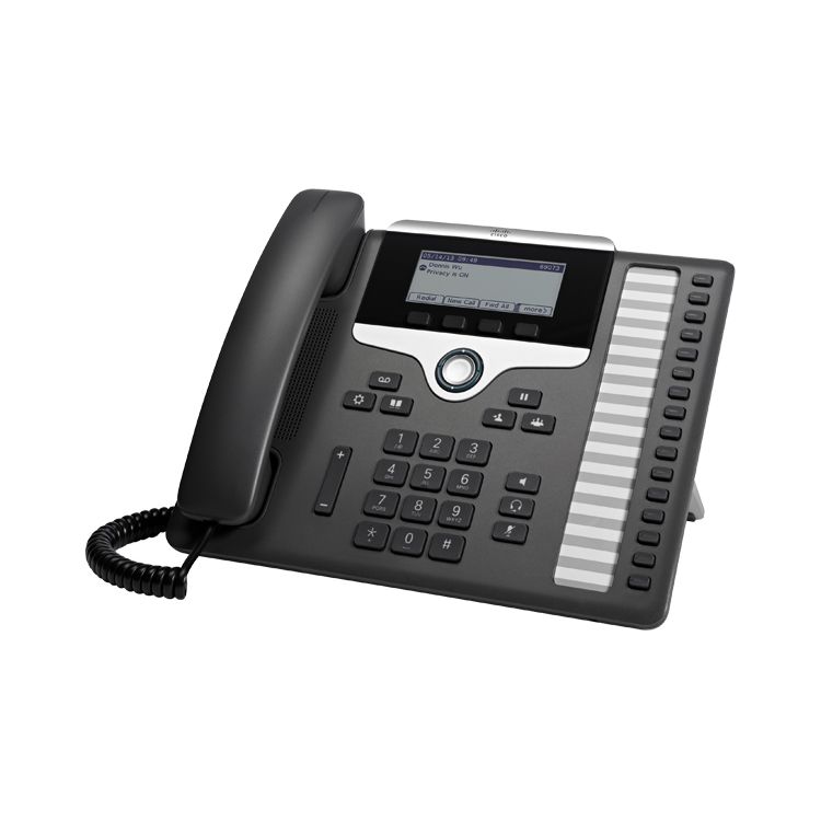 Cisco 7861 IP phone Black,Silver Wired handset LCD 16 lines