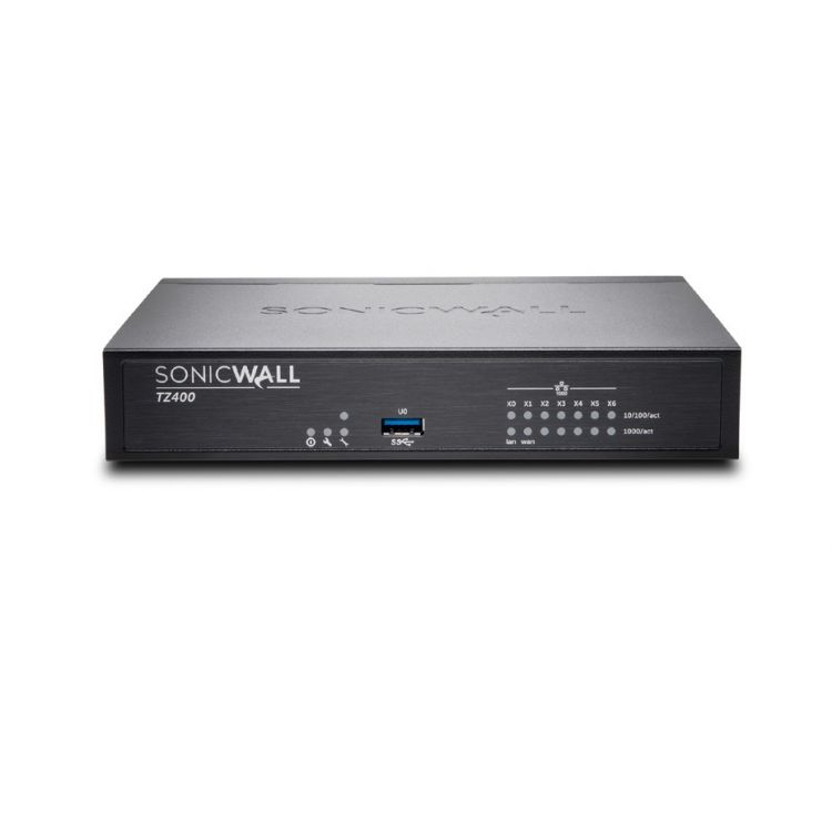 SonicWall TZ400 hardware firewall 1300 Mbit/s