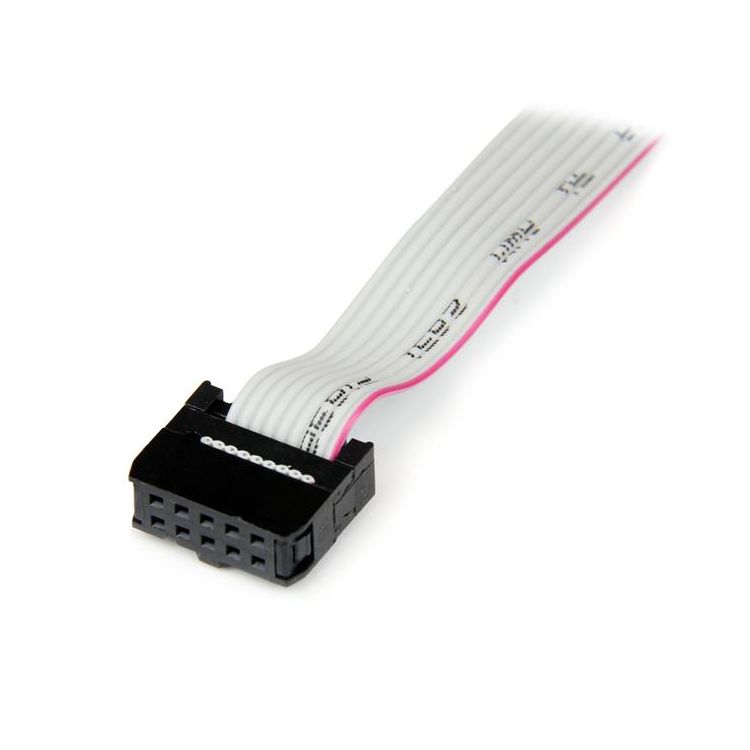 StarTech.com 16in (40cm) 9 Pin Serial Male to 10 Pin Motherboard Header Slot Plate