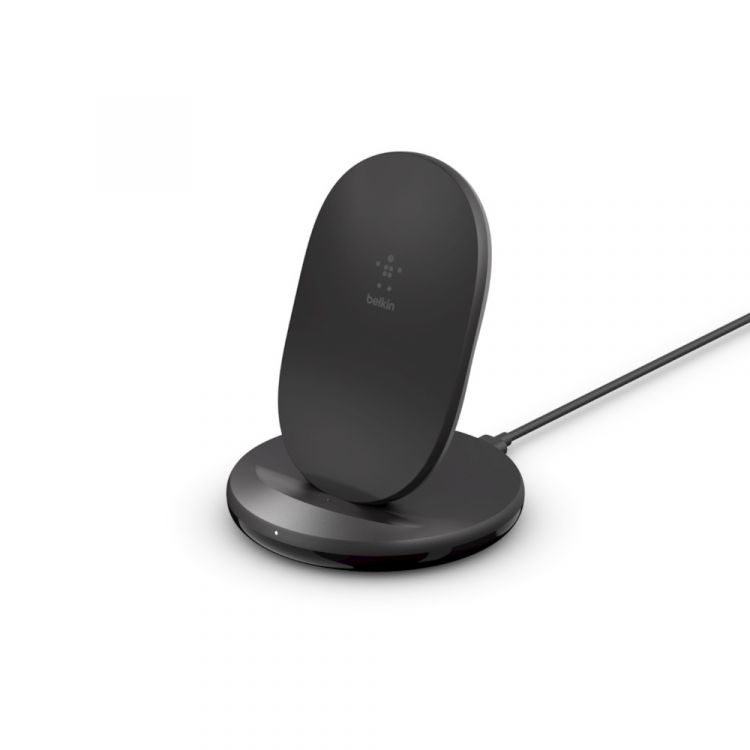 Belkin WIB002MYBK mobile device charger Smartphone Black AC Wireless charging Fast charging Indoor